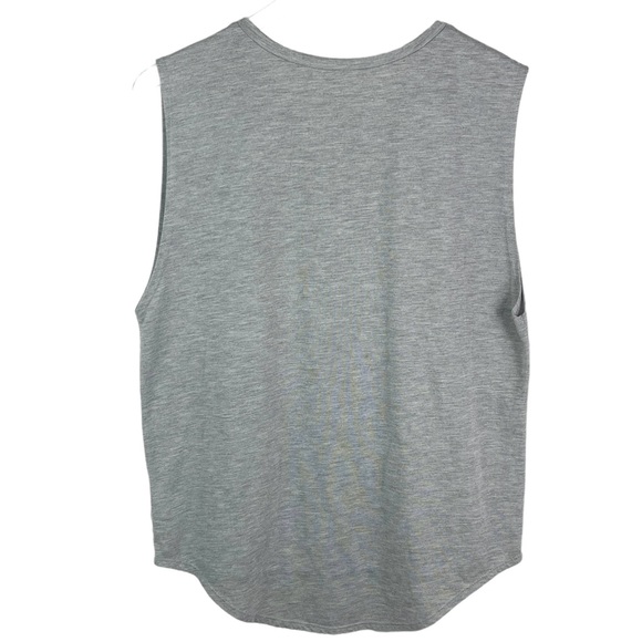 Marilyn Monroe Women's XL Graphic Tank Top Gray Grunge Sleeveless Portrait Retro - Picture 3 of 5